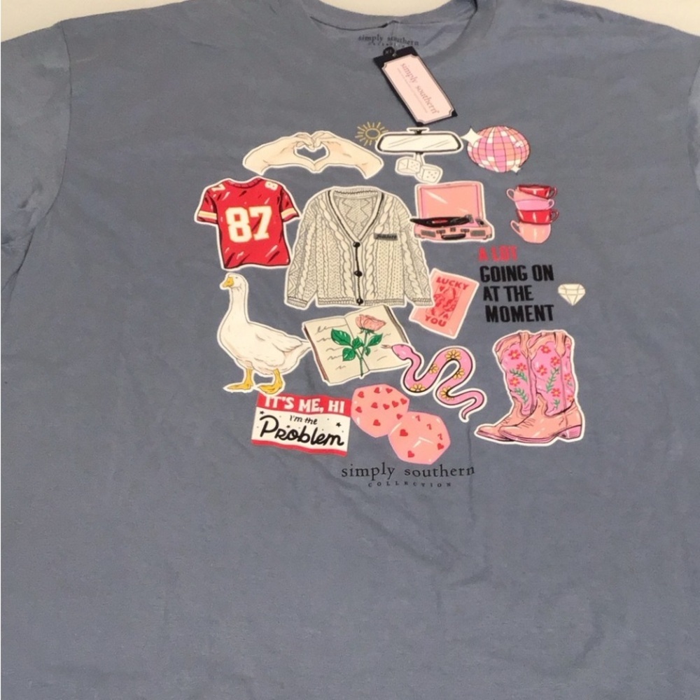 Simply Southern Limited Edition Taylor Swift Era’s Inspired Tee NWT - Picture 4 of 10